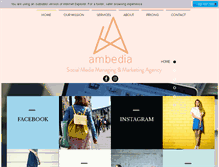 Tablet Screenshot of ambedia.com